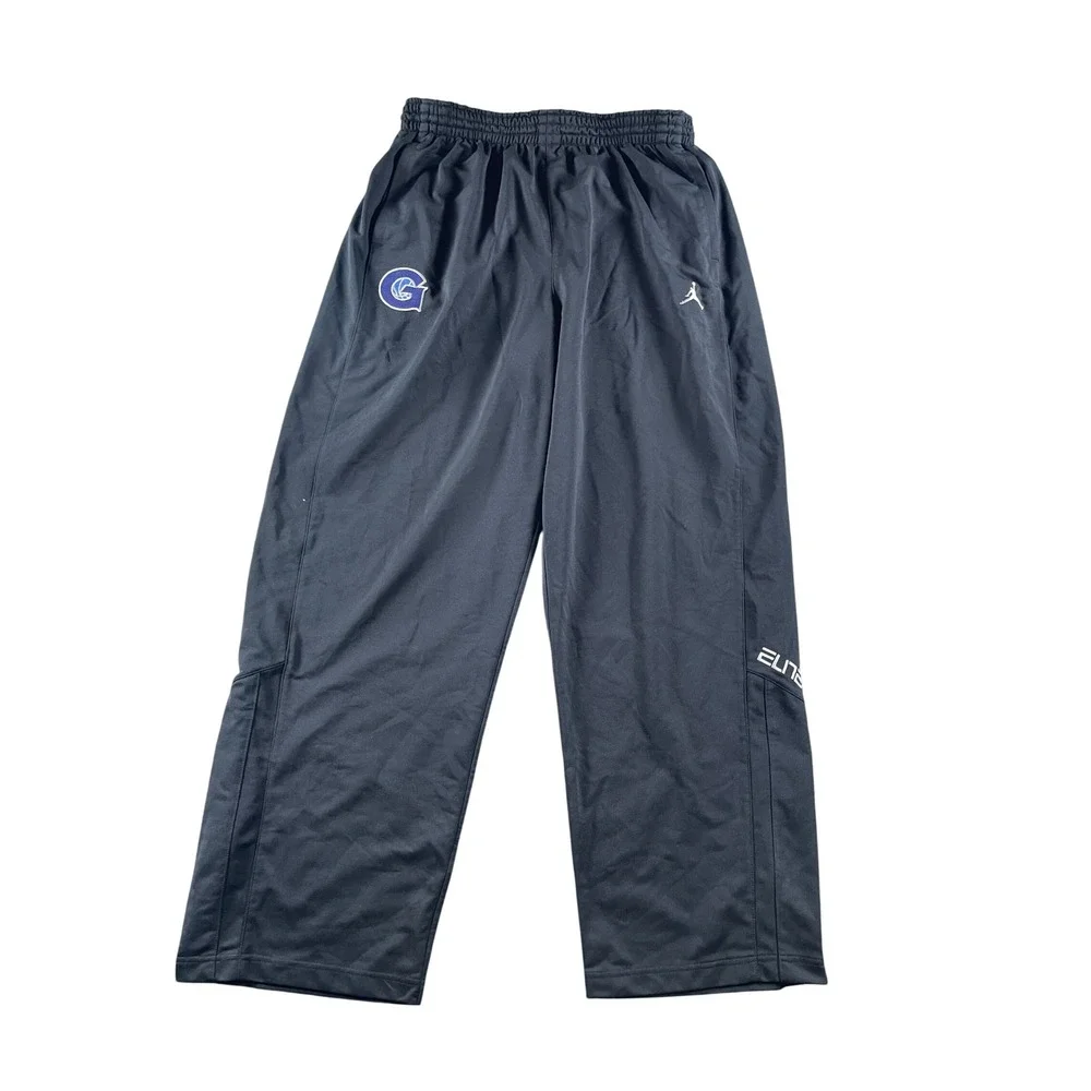 Jordan Georgetown Hoyas Elite Dri-FIT Basketball Pants Mens 3XL Black 0076